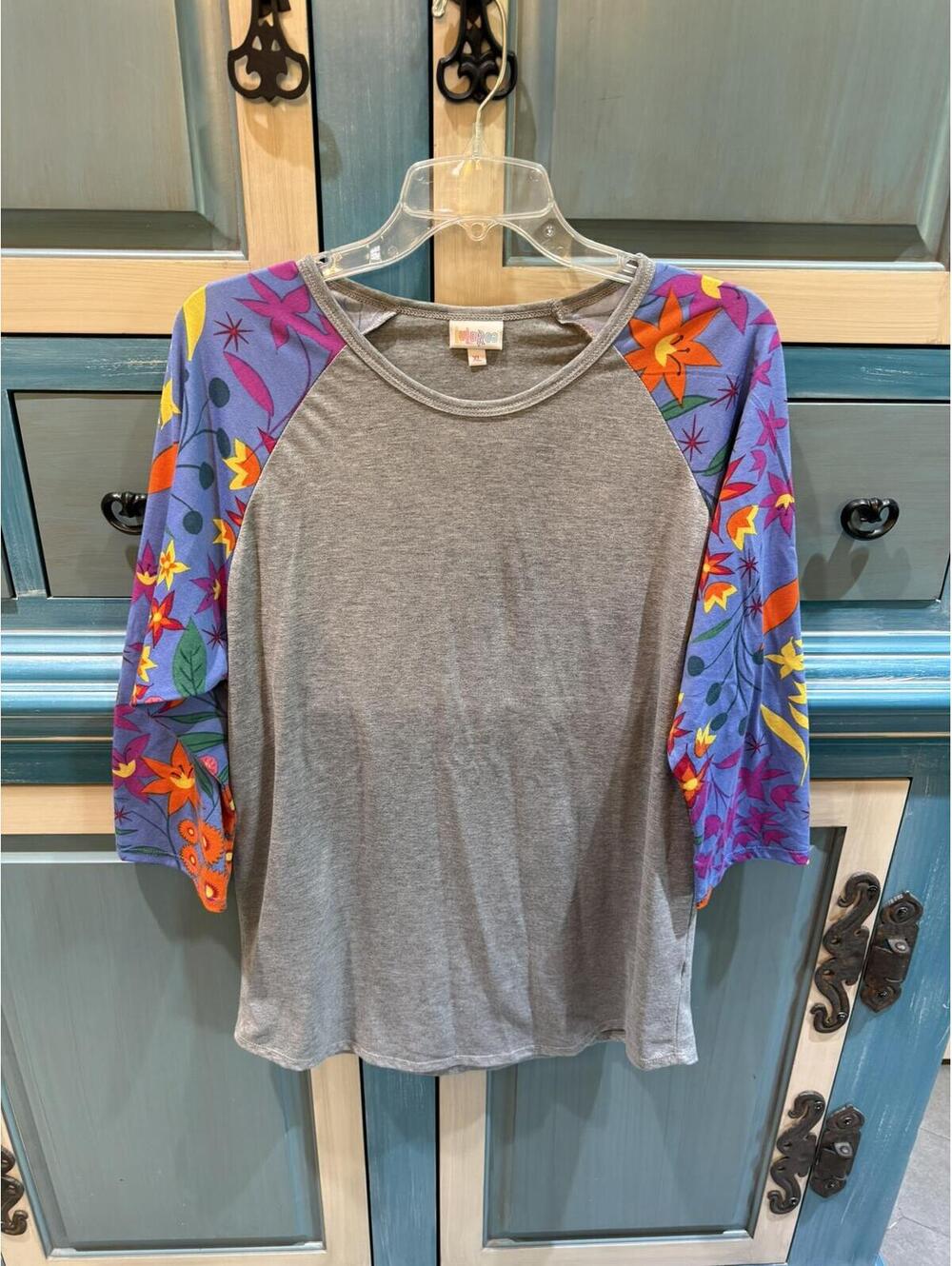 LuLaRoe Randy Cotton Blend Raglan Tee Size XL